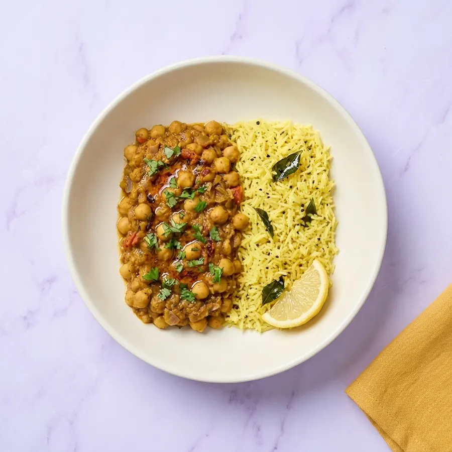 Spicy Chickpea Masala Curry