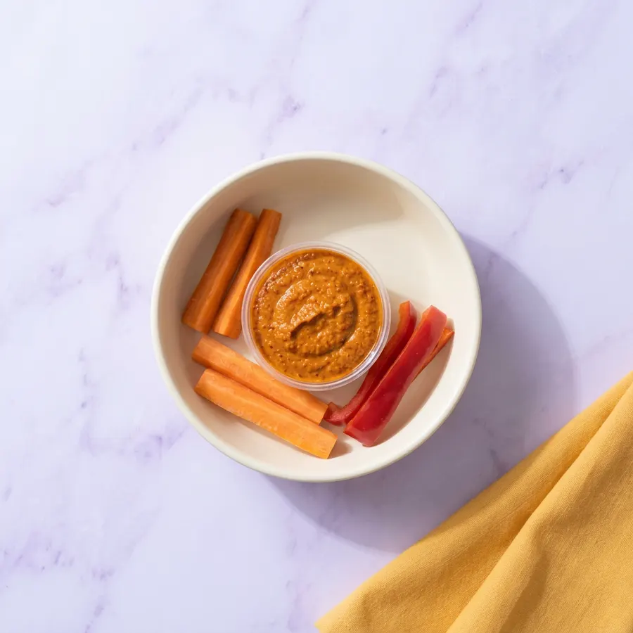 Spicy Romesco with Crudites